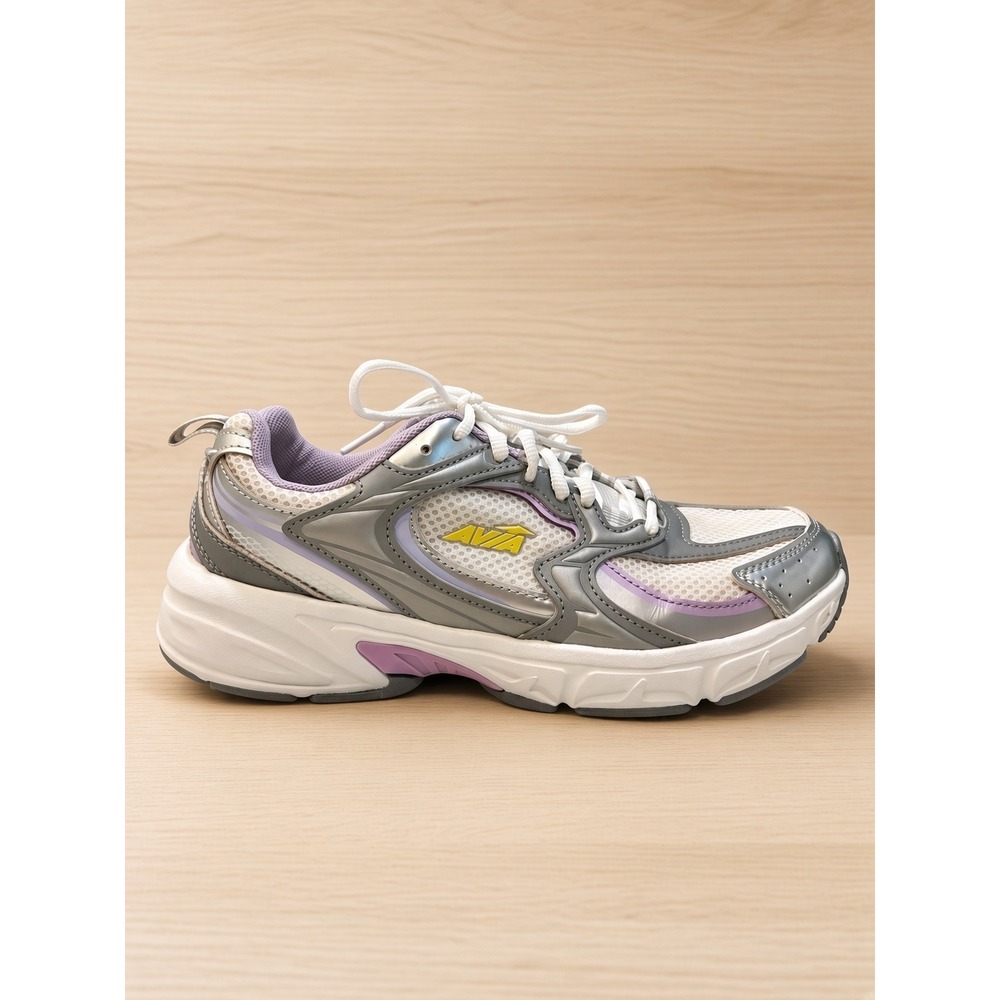 Avia 5000 Women's Sneakers Size 8.5 – Silver Gray Purple